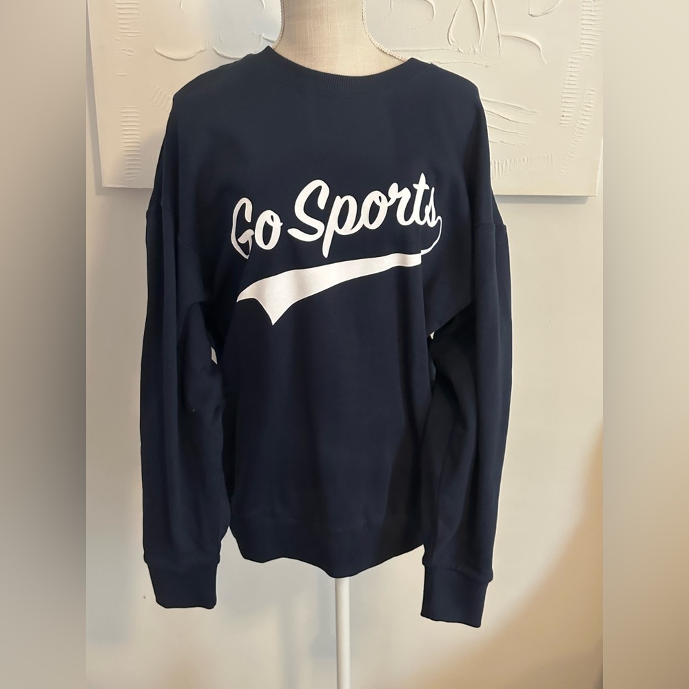 Favorite Daughter sold out Navy 'Go Sports' Sweatshirt